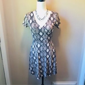 NWOT Rebel Sugar Snakeskin Print Dress